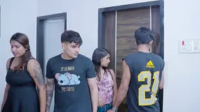 Hot Asian girl gives a sensual blowjob to her lover.