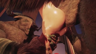 Lara Croft Gangbang Furry Monster Cocks
