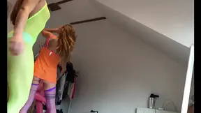 Amateur GF sucks rod and shows enormous breasts