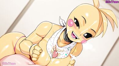 Fnaf Hentai Anime - Big Tits Best Chica Blow Job Hentai by eextoon