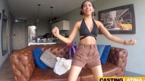 Latina teen raver enjoys big cock&#x1F346; anal&#x1F44C; casting video (Cock_anal &mdash;  Steven Hard)