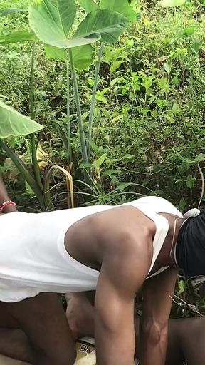 Risky Outdoor Sex with Handsome Muscular Tops