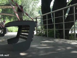 Jeny Smith Flashing Twat And Tits To The Strangers. Real Reaction. Very Sexy