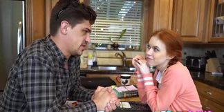Redhead dolly Little gets her tight pussy pounded