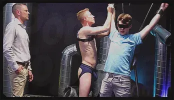 Dakota Lovell’s Blindfolded Gay Threesome Surprise