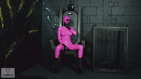 Hot stuff on cold steel masturbating session