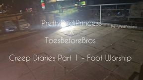 Creep Diaries 1 - ToesBeforeBros Worshipping My Pretty Feet While I’m Dreaming