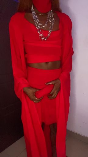 Big Black Cross Dresser Cock