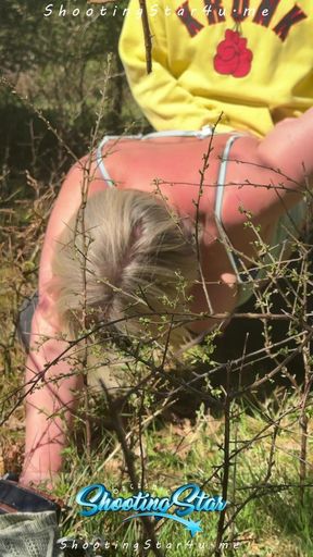 Filthy Hotwife Gets Creampie From Random Stranger in the Park - Hub Gets to Clean up at Home