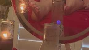 Beautiful Findom Feet Witchcraft Fantasy Candlelight