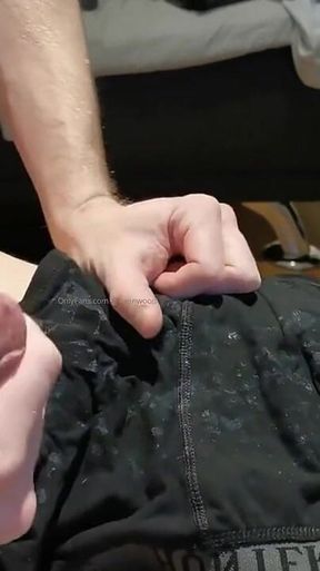 A Pair of Underwear I Making for a Fan Who Order Them Full of Cum