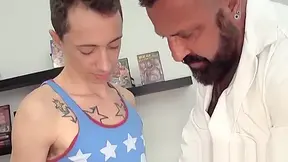 Pierced Chubby Doctor Assfucking His Patient