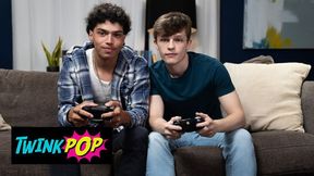 Twink - Jake Preston & Alex Myers Play A Video Game Before They Play With Each's Other Dicks