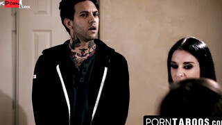 PornTaboos.com - Teen Abella Danger in raw sex action with her tattooed emo cousins
