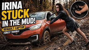 IRINA WAS STUCK IN THE FOREST IN THE MUD ON THE WAY TO WORK 1080 version PIP full video 2