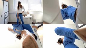 Office snitch gets a trampling punishment (small version)