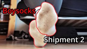 Boysocks Shipment - Sending my Used, Sweaty, Dirty, White Socks to a lucky Loser [1080p]
