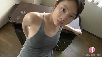 Cute Japanese babe rides cock like a pro