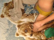 Asian skinny gay boy fucks a towel in a creative way. Asian boy's Pillow Fuck.