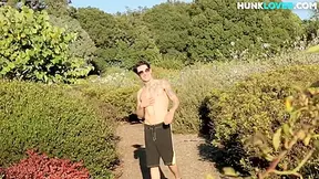 Athletic Tattoo Amateur Jerking His Hairy Shaft In Solo
