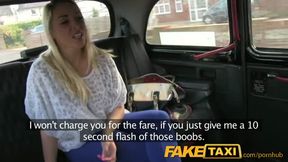 Red hot blonde with cracking body on bonnet