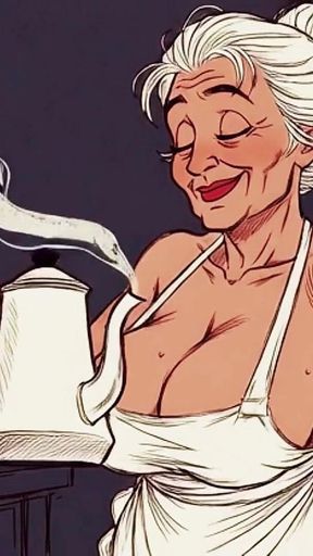Ai Matures in Kitchens with Big Tits