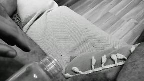 Vintage Fat Cock Fucking Bottle with Final Creampie