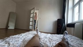 Roommate catches me wanking