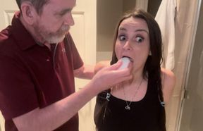 Soapy Submission 👧🧼👑 featuring Michael Masterson