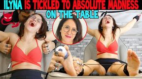 ILYNA IS TICKLED TO ABSOLUTE MADNESS ON THE TABLE - HD WMV