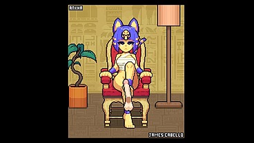 James Cabello Animations [ Parody Hentai Game PornPlay ] Ep.2 ankha footjob, android rough anal and watson creampie
