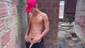 masturbation at abandoned home after urinating