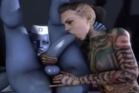 three dimensional Futanari Collection - ToonTranny.com