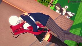 shinmai maou ntr testament - mio naruse and chisato hasegawa love traingle hentai ntr