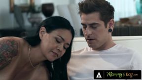 MOMMYS BOY - Upset Single MILF Dana Vespoli Makes Her Selfish Teen Stepson Cums In Her Pussy