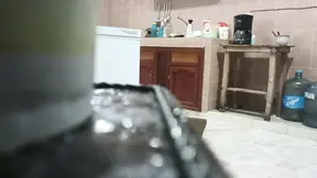 Stepmom in the kitchen