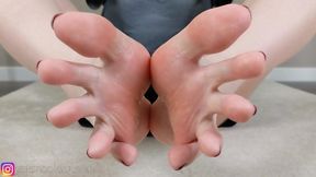 Closeup of Toes/Toespread JOI