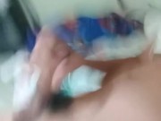 Dhoph is in white shirt jerking off alone