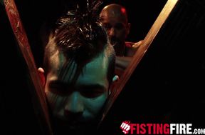 Muscular Draven Torres takes a flogging hard and fast and wants more