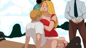 The Secret of the House #83: Exhibitionist Blonde MILF Rides Me in the Square.