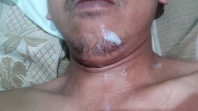 Asian Man Has Her Sperm Spilled On His Face