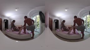 una fairy s boyfriend catches her in threesome, laughs & joins in!