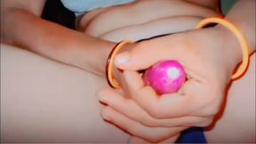 Erotic Asian Girl Lavanya Maeda works with vegetables and thinks about her friend&#039;s cock and cums in pussy - Amazing Indian Porn!
