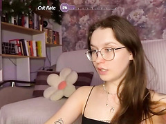 Nerd girlfriend blowjob