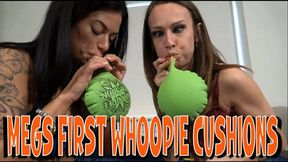 Megs First Whoopie Cushions