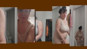 EVENING STRONG FLOWING PEE AND EXPLOSIVE VOLCANIC ERUPTIONS IN THE TOILET