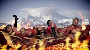 Dazzling darling at shaved smut