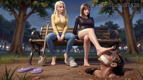 Buried Boyfriend Femdom Punishment
