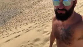 Steamy Sand-Swept Blowjob Adventure in Maspalomas – Public Gay Heat 18+