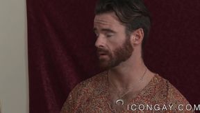 Hairy hunk Max Sargent pounding knowledgeable homosexual